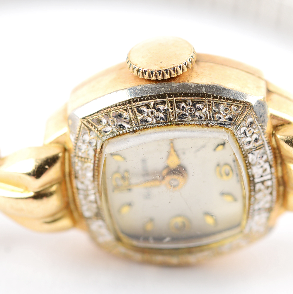 Vintage Baylor 14K Yellow Gold Women's Watch
