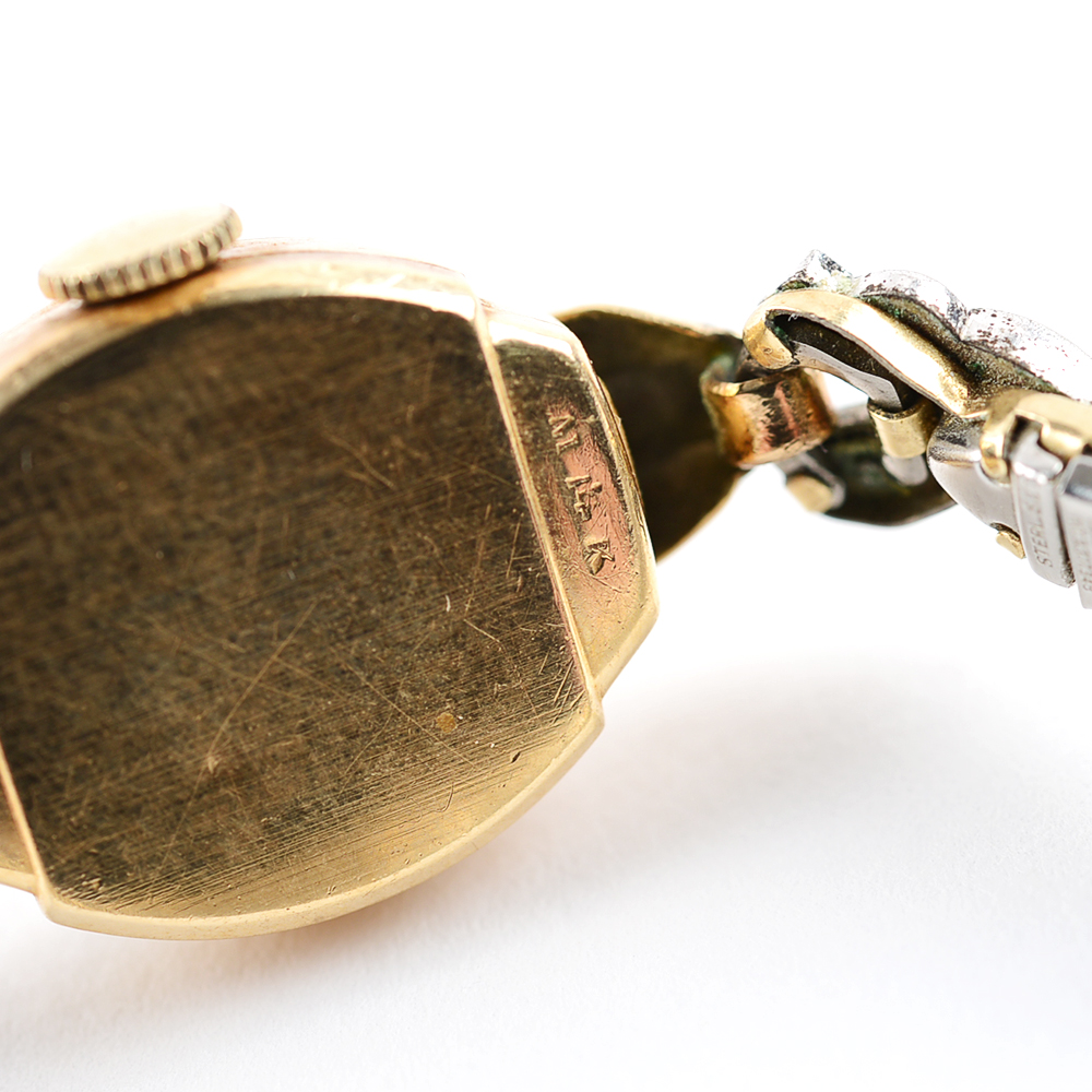 Vintage Baylor 14K Yellow Gold Women's Watch