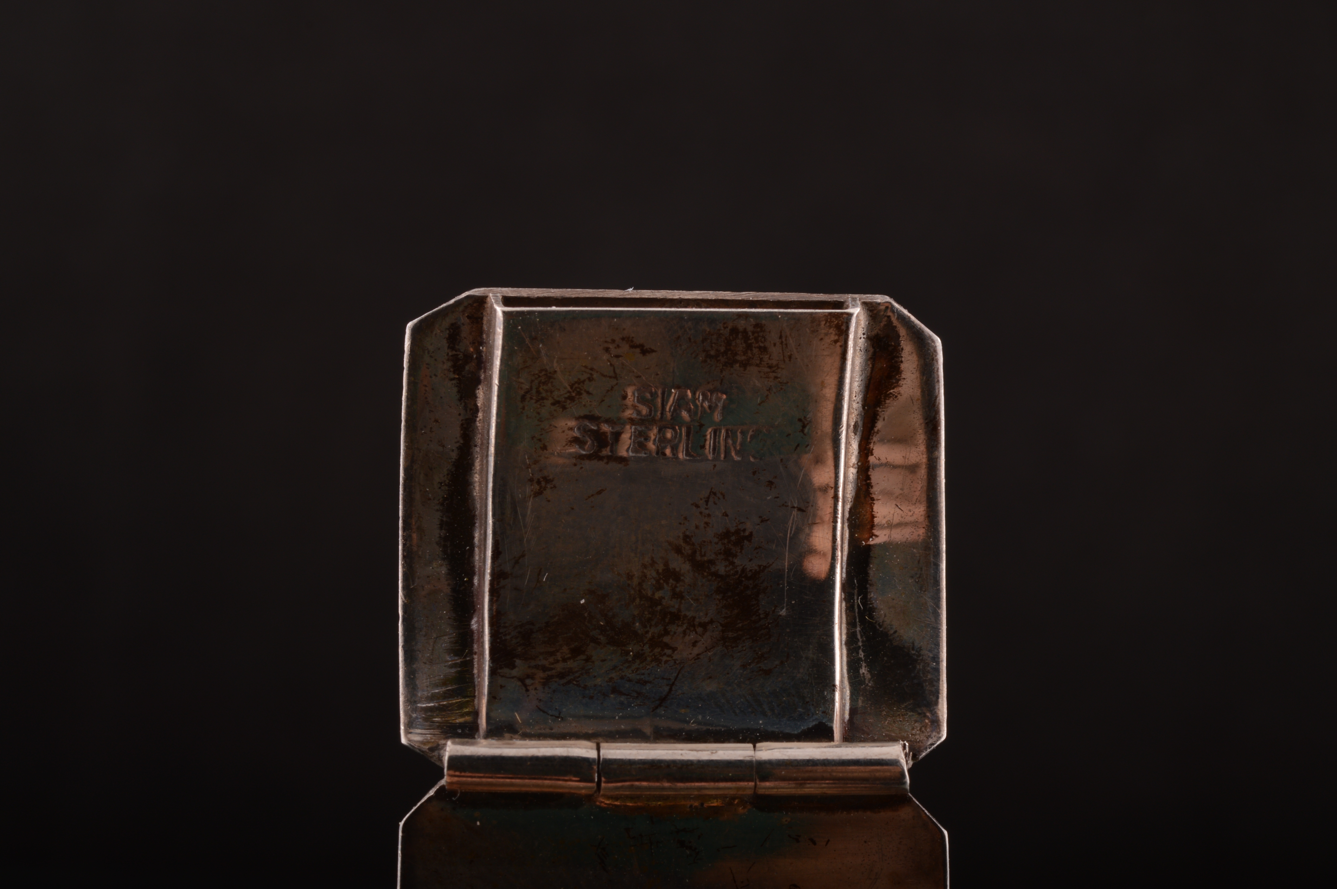 Vintage Oxidized Siam Sterling Bracelets