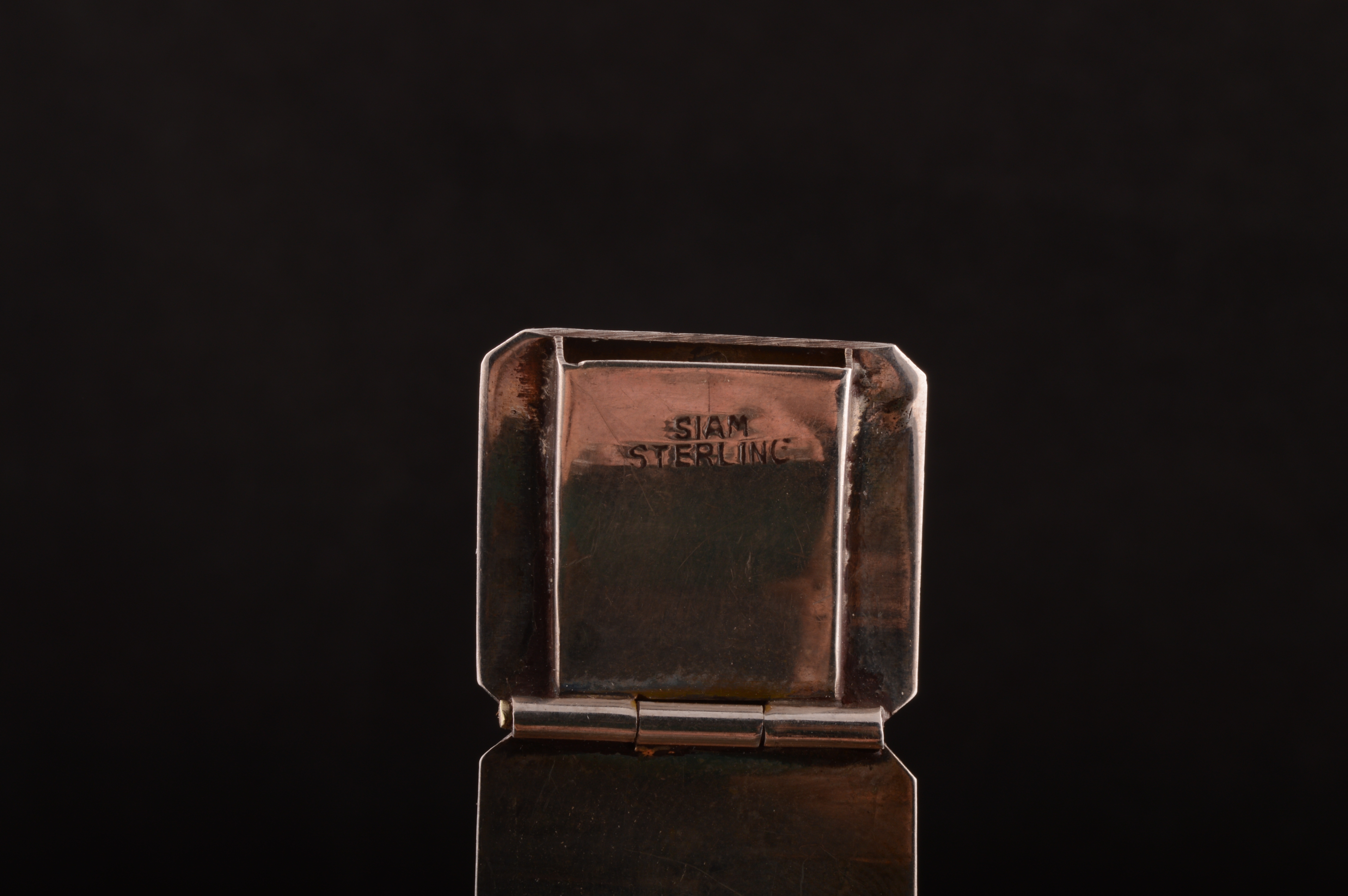 Vintage Oxidized Siam Sterling Bracelets