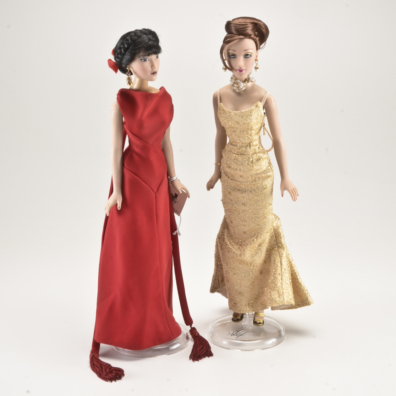 Pair of Madame Alexander "Alex" Vinyl Collector Dolls