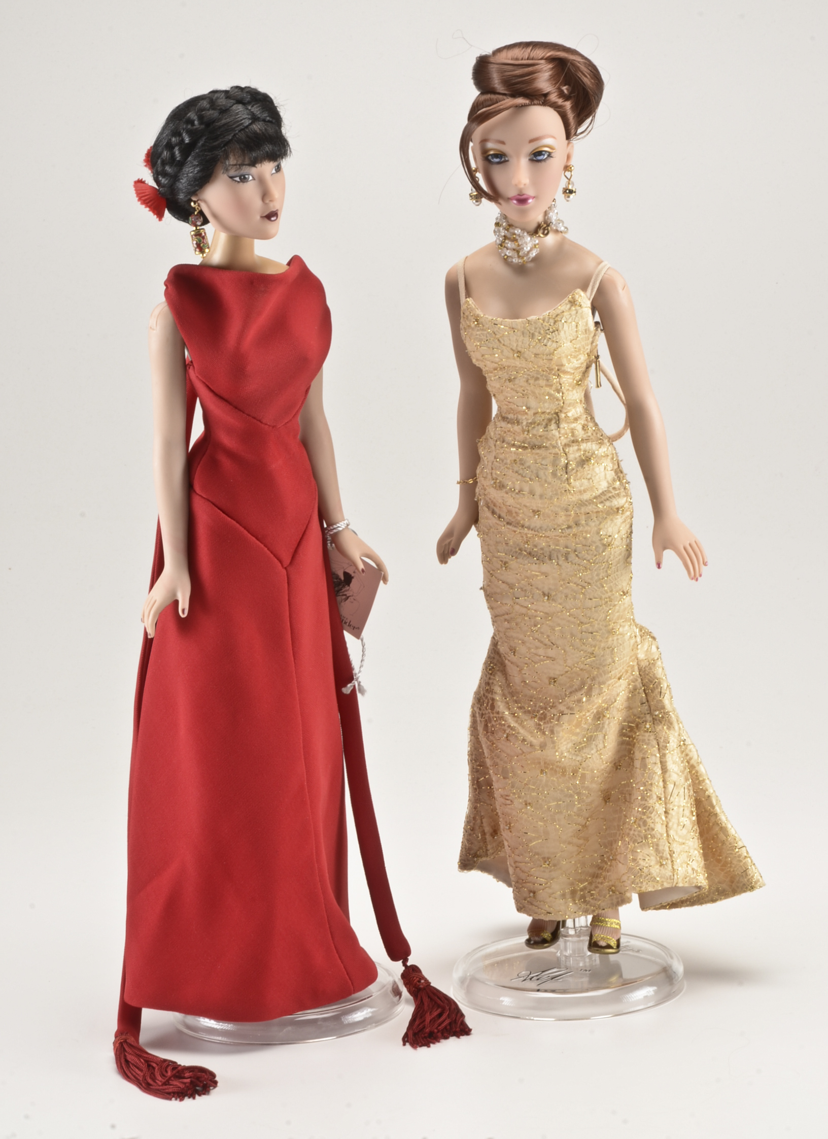 Pair of Madame Alexander "Alex" Vinyl Collector Dolls