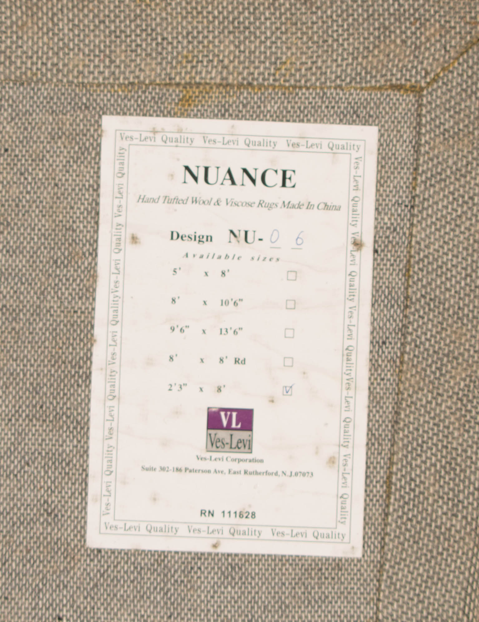 Nuance Hand Tufted Wool and Viscose Runner Rug