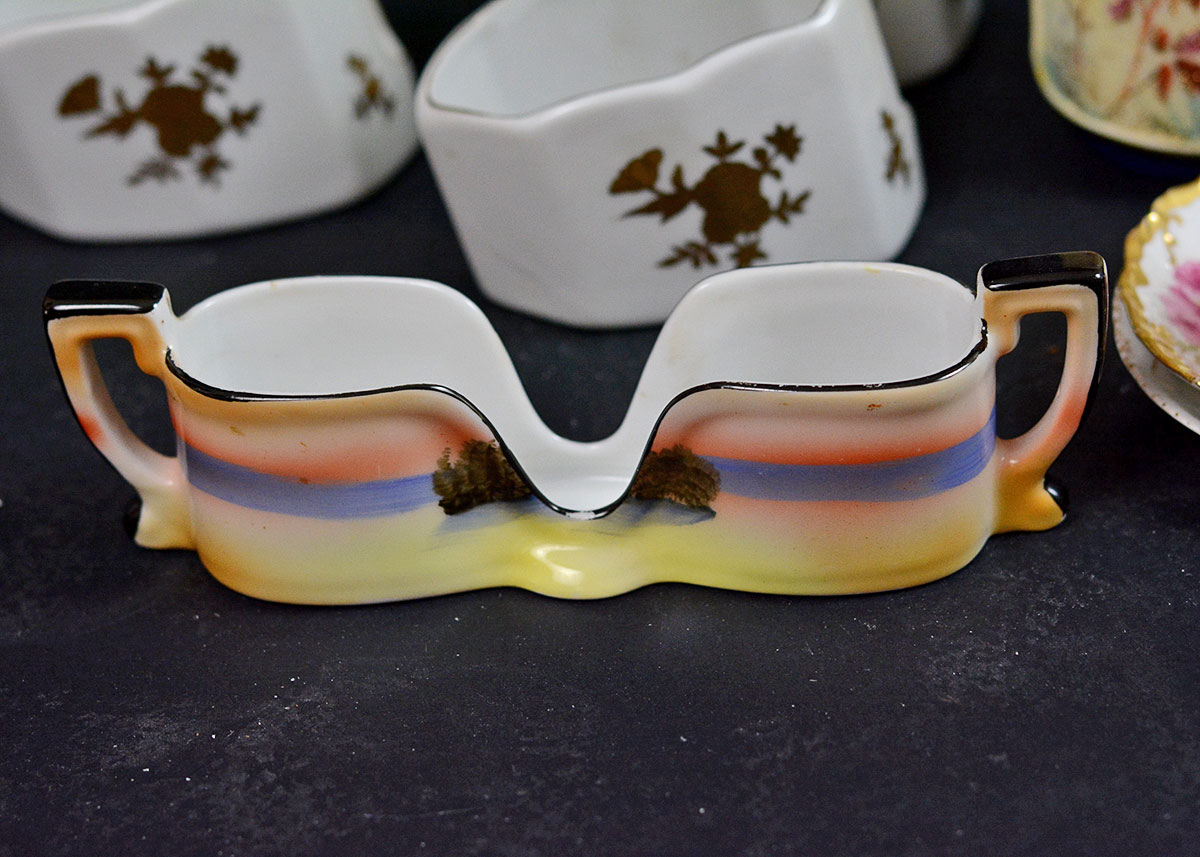 Various Teacups, Saucers, and Serving Pieces