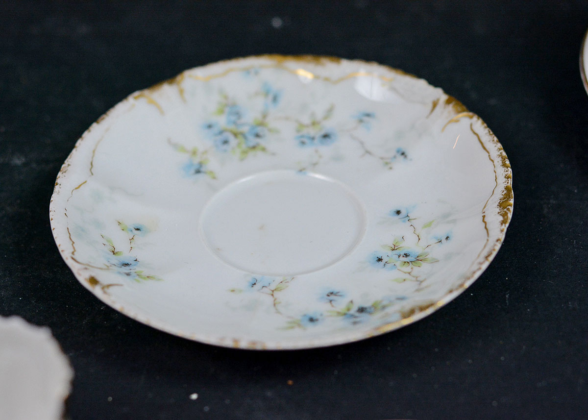 Various Teacups, Saucers, and Serving Pieces