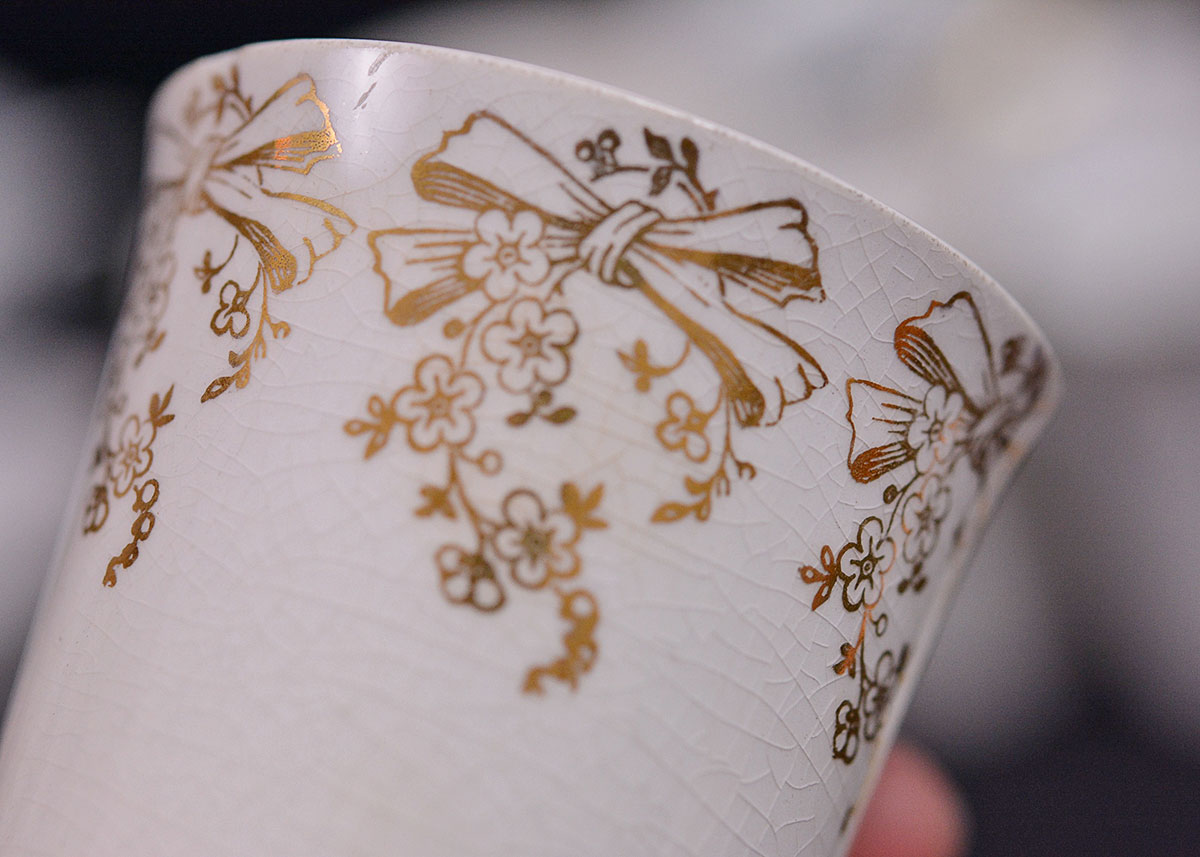 Various Teacups, Saucers, and Serving Pieces