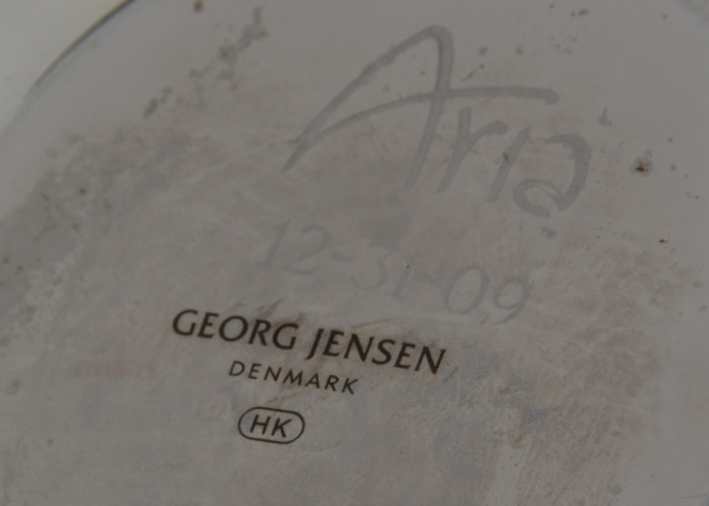 George Jensen and Henning Koppel Polished Steel Pitcher