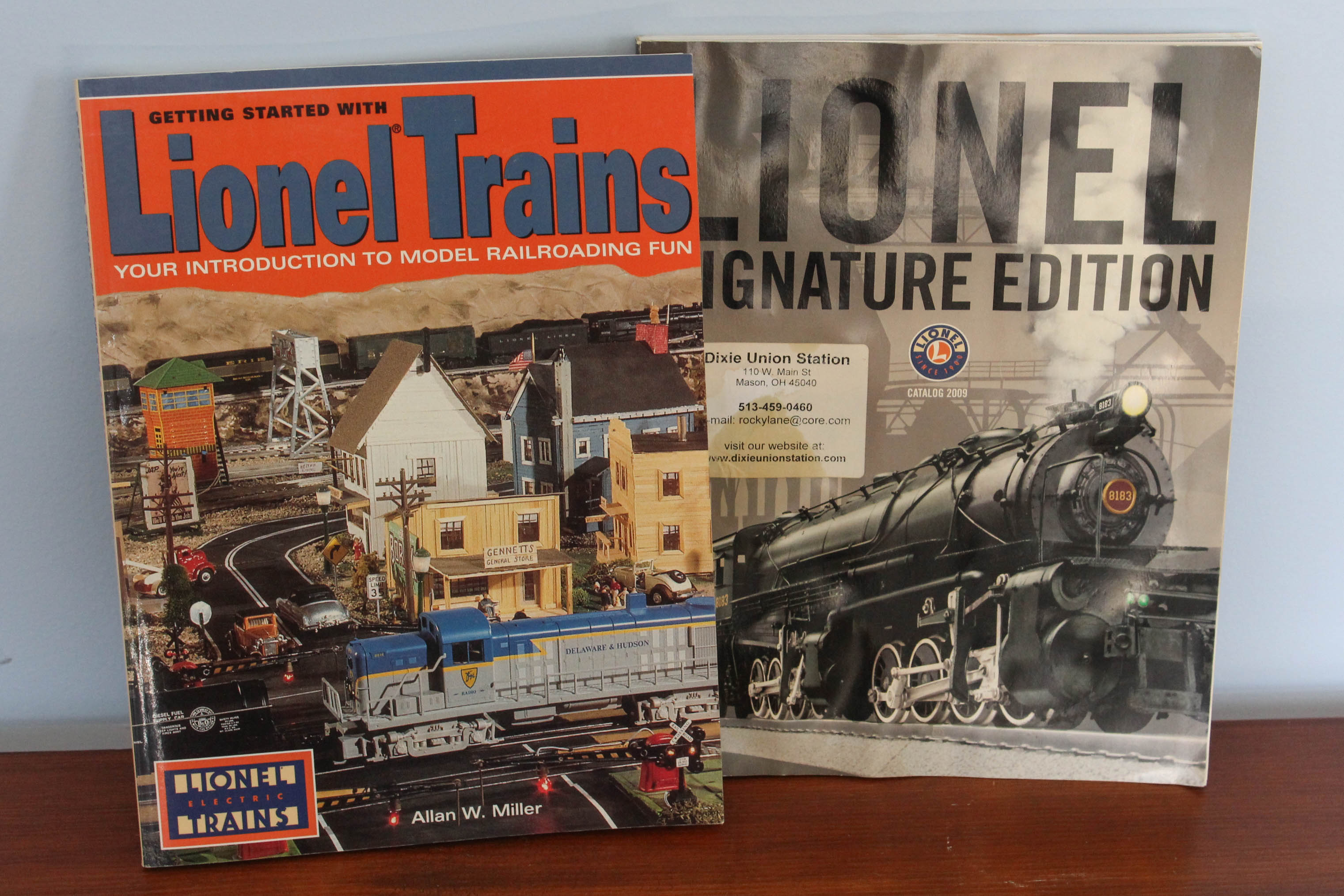 Collection of Lionel Train Books and Catalogs