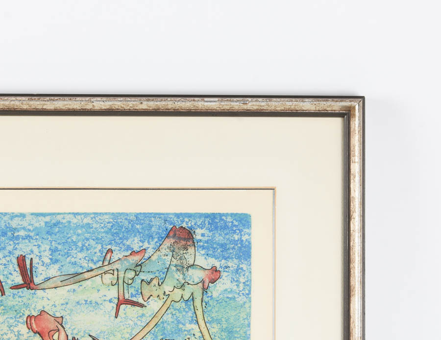 Roberto Matta Limited Edition Etching with Aquatint "Ioessa"