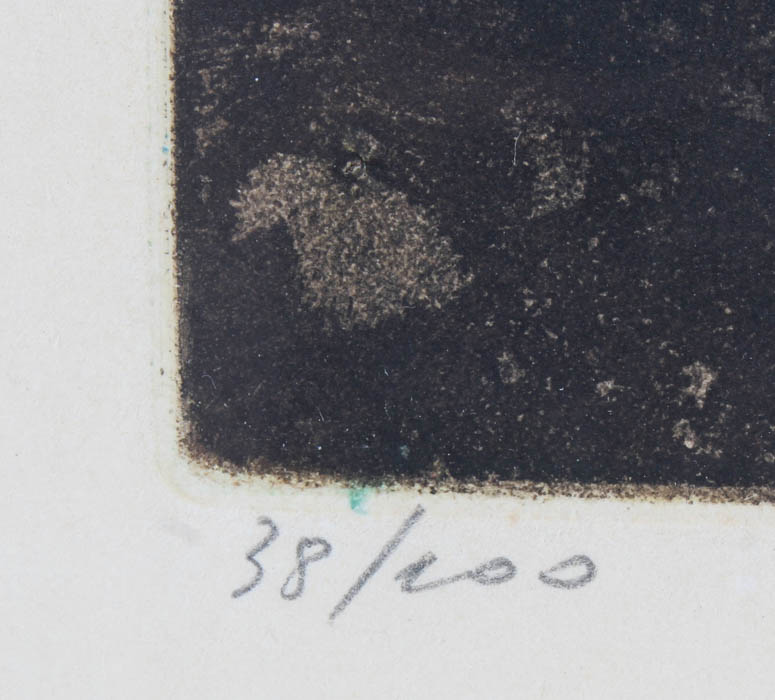 Roberto Matta Limited Edition Etching with Aquatint "Ioessa"