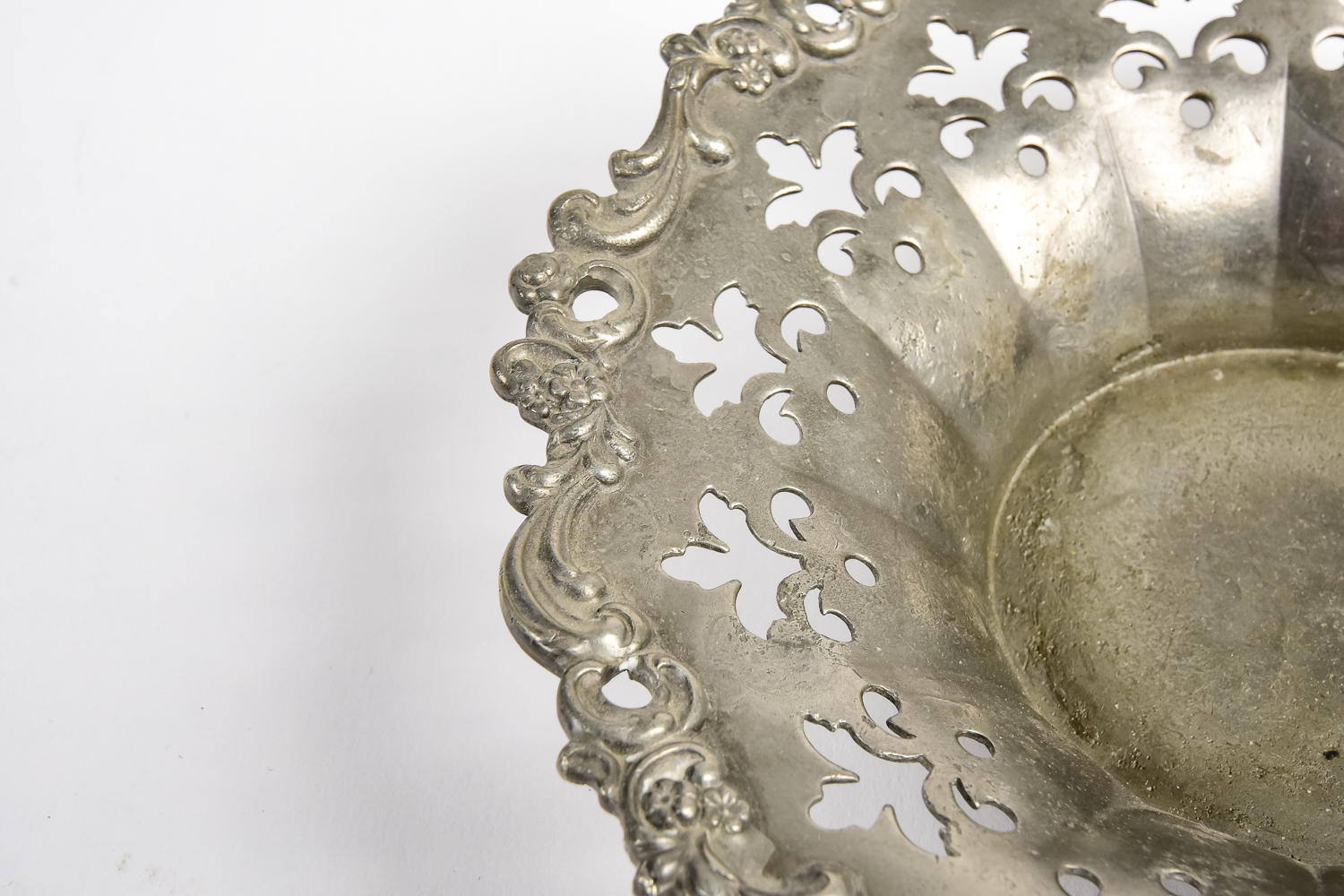 Antique Copper and Brass Pitcher and Silver Plated Dish