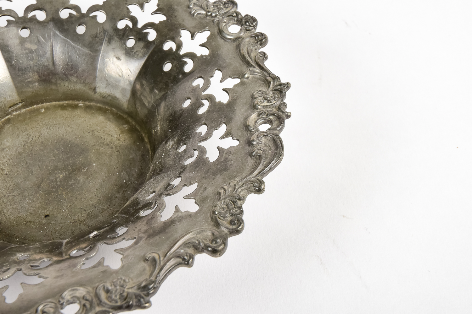 Antique Copper and Brass Pitcher and Silver Plated Dish