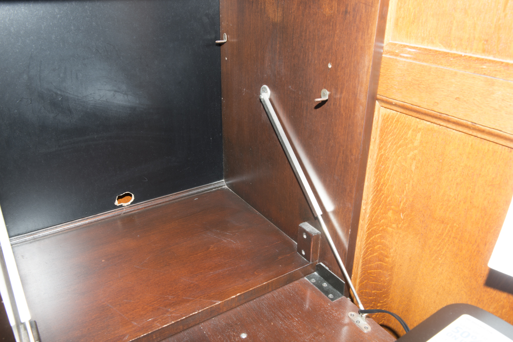 Wood Wall Unit with Desk