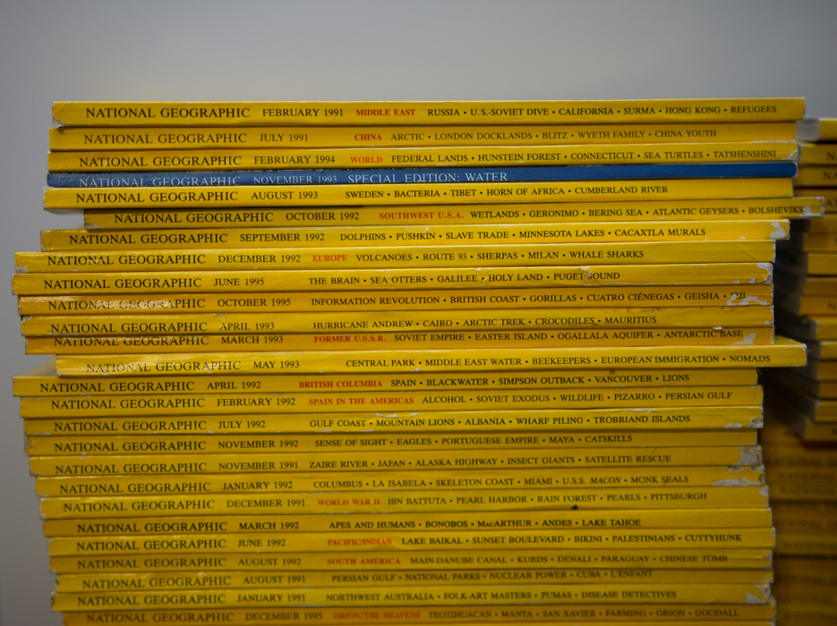Collection of 1990's National Geographic Magazines