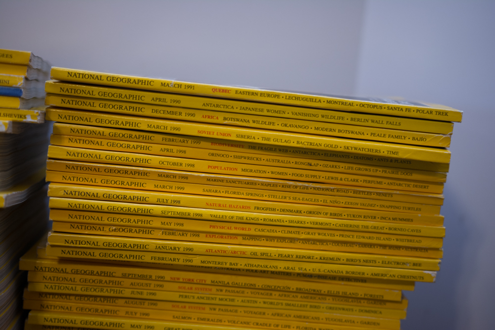 Collection of 1990's National Geographic Magazines