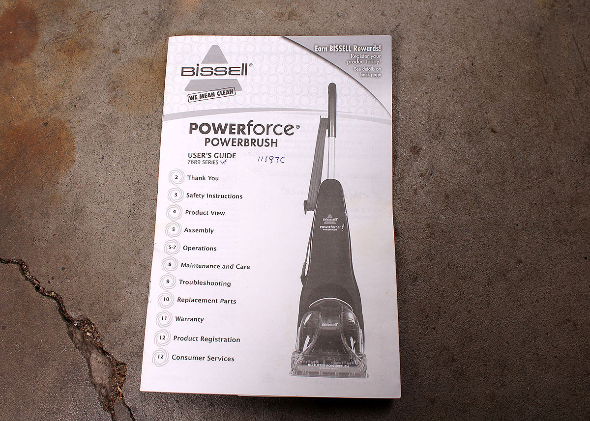 Bissell Powerforce Powerbrush Carpet Cleaner