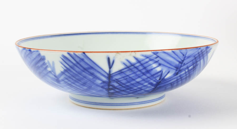 Assortment of Blue and White Ceramic Pieces