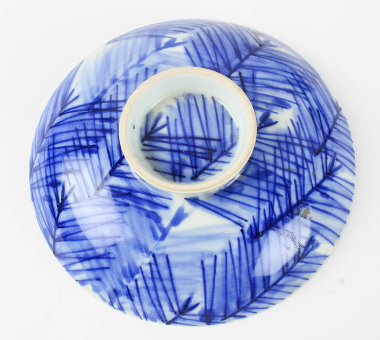 Assortment of Blue and White Ceramic Pieces