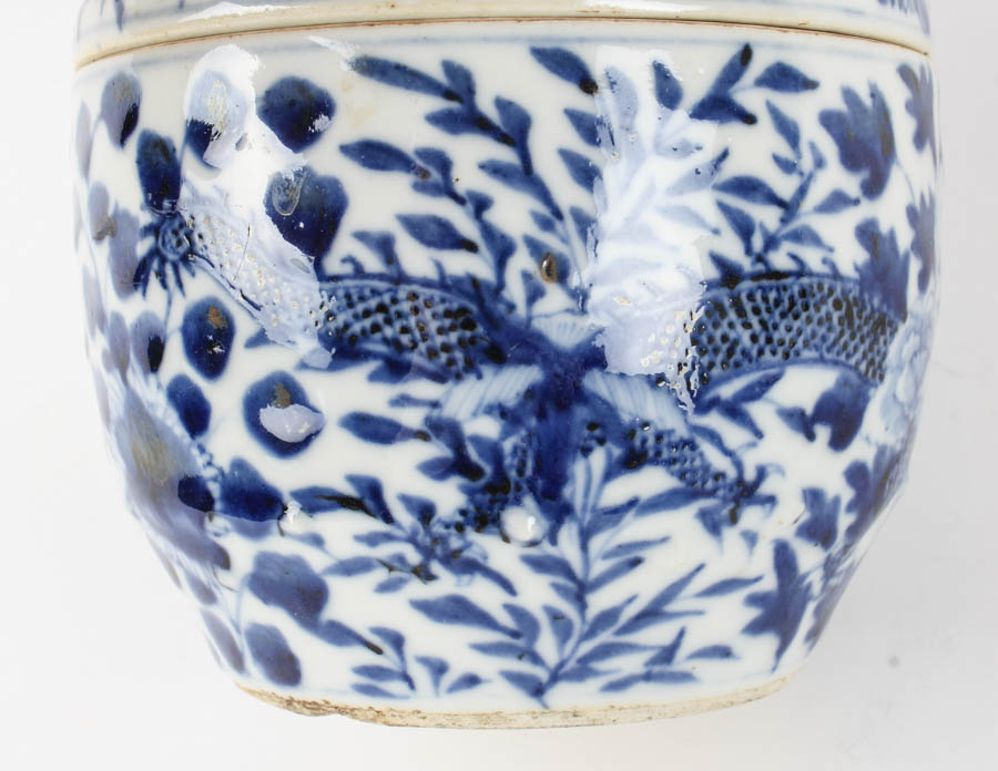 Assortment of Blue and White Ceramic Pieces