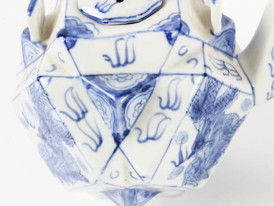 Grouping of Blue and White Ceramic Pieces