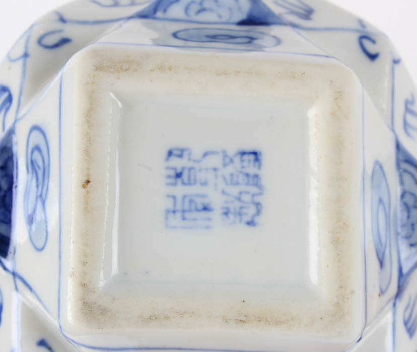 Grouping of Blue and White Ceramic Pieces