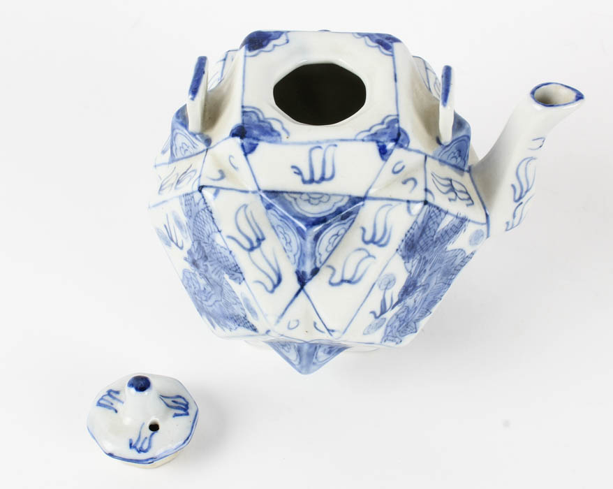 Grouping of Blue and White Ceramic Pieces