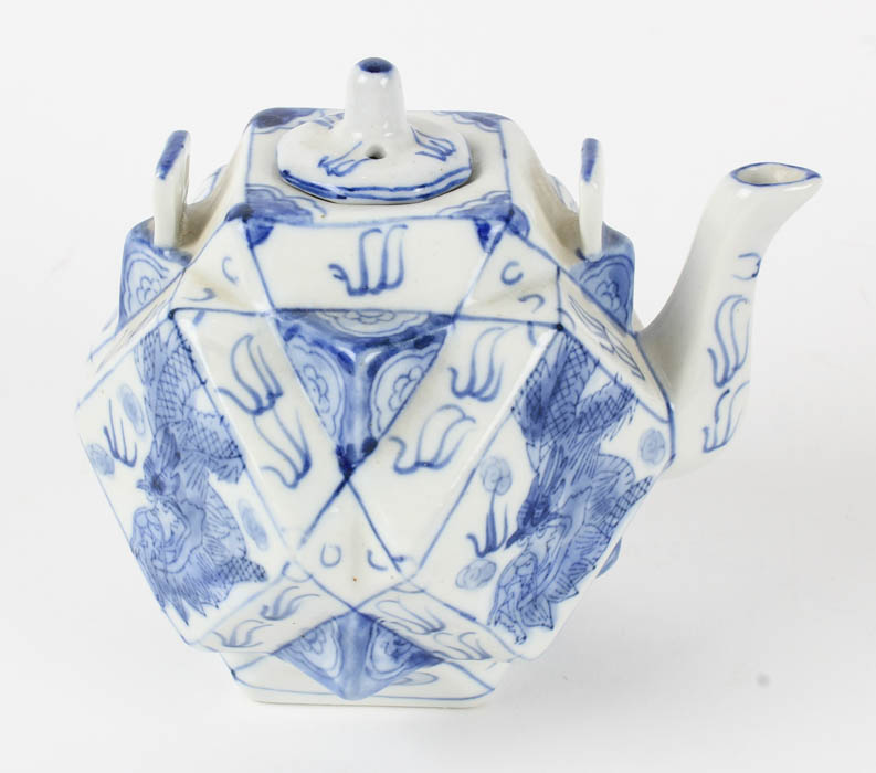 Grouping of Blue and White Ceramic Pieces