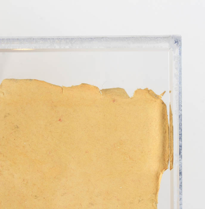 Robert Rauschenberg Handmade Paper with Collage "Bit"