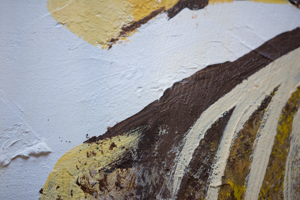 Original Acrylic on Canvas Floral Painting