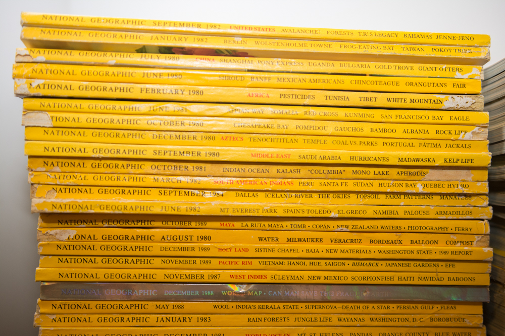 Collection of 1980s National Geographic Magazines