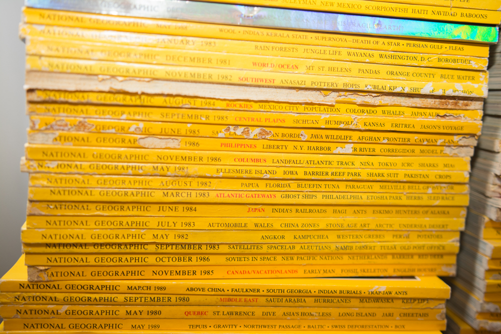 Collection of 1980s National Geographic Magazines
