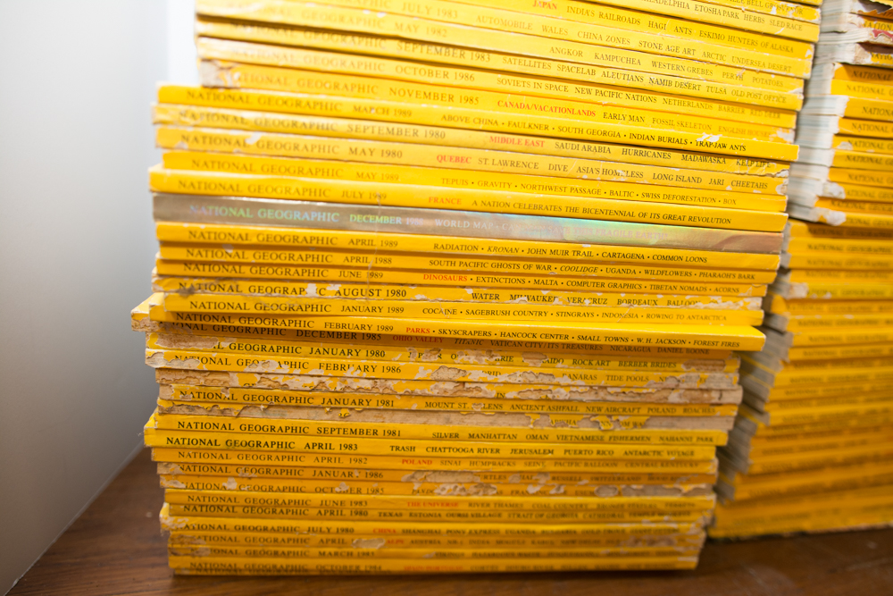 Collection of 1980s National Geographic Magazines