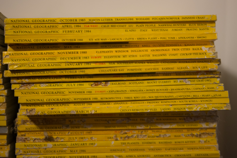 Collection of 1980s National Geographic Magazines