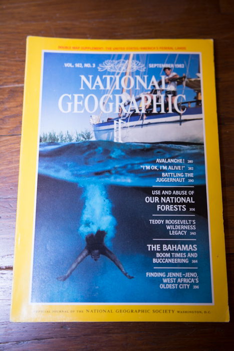 Collection of 1980s National Geographic Magazines