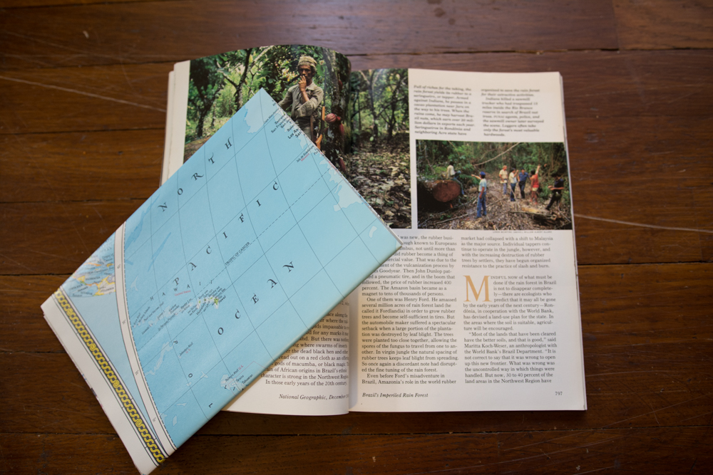 Collection of 1980s National Geographic Magazines