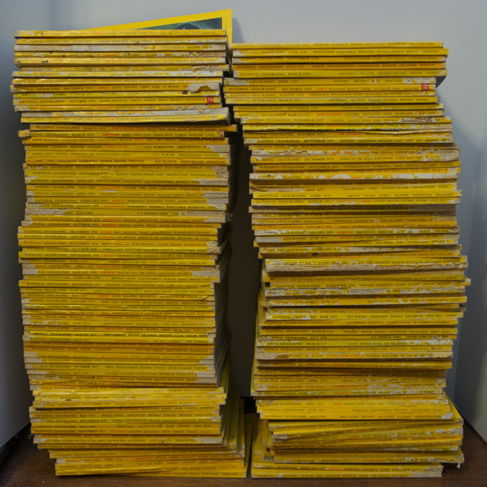 Collection of 1970's National Geographic Magazines