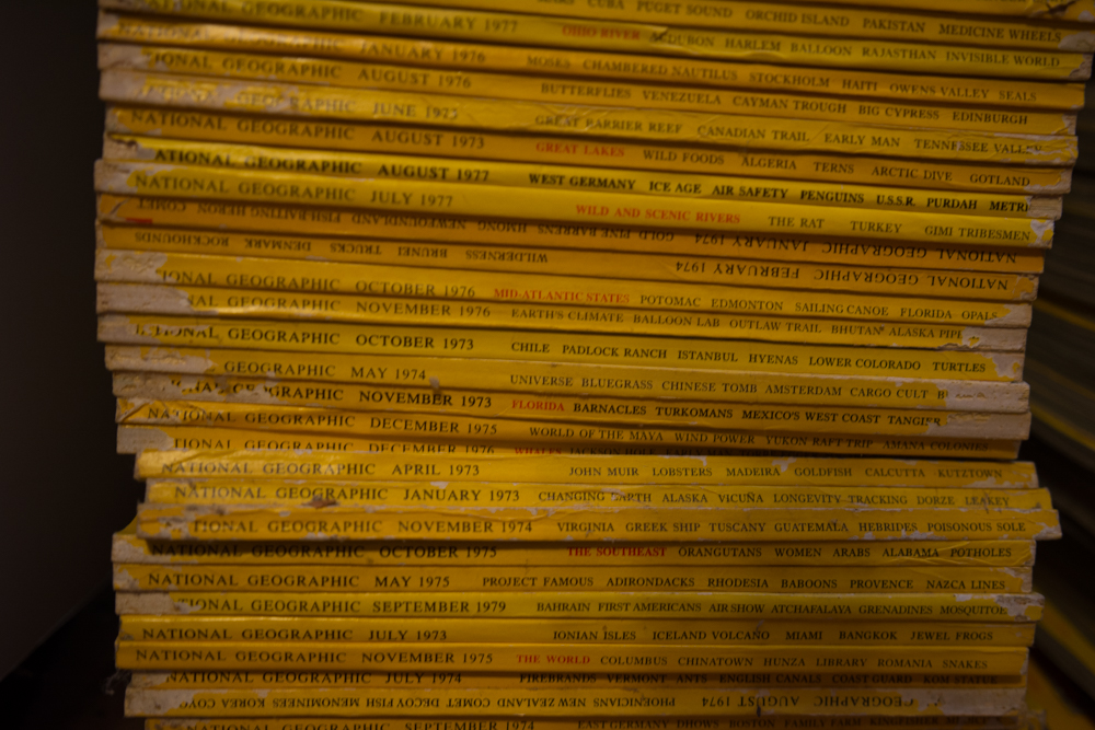 Collection of 1970's National Geographic Magazines