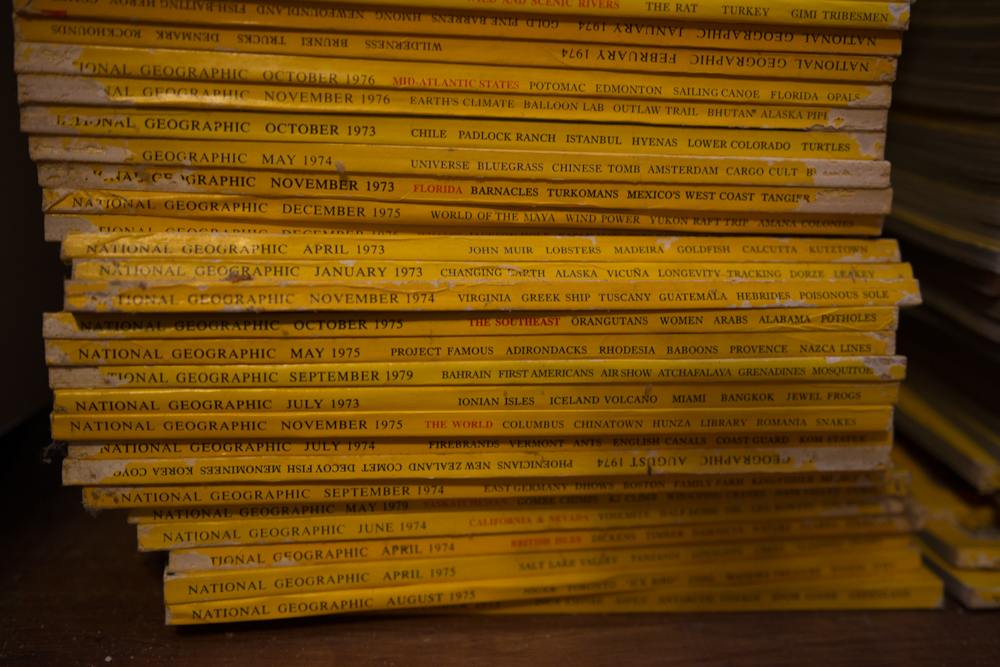 Collection of 1970's National Geographic Magazines