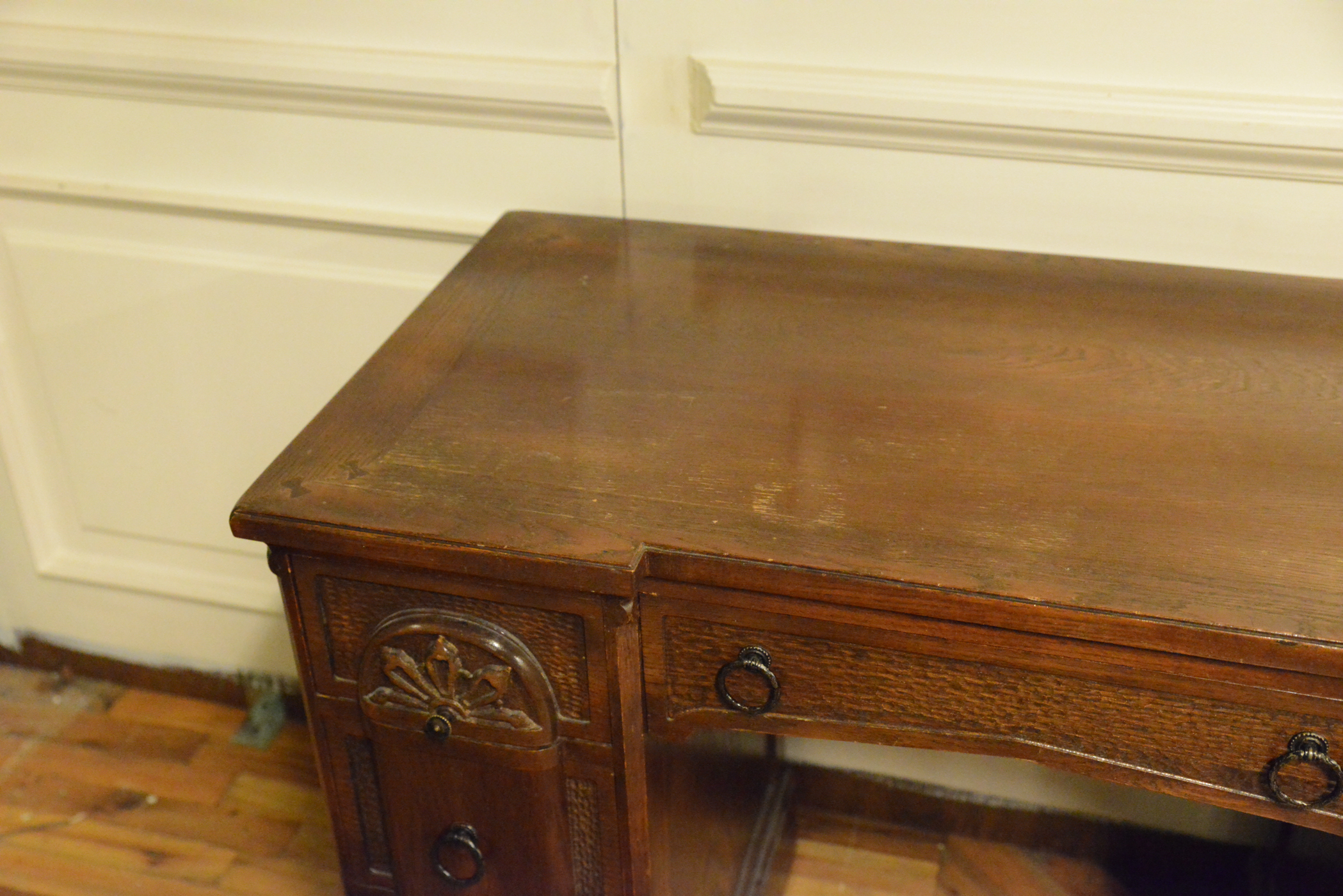 Vintage Romweber Viking Oak Desk