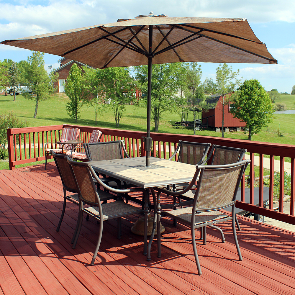 Hampton Bay Cast Metal Patio Set