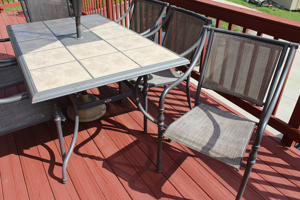 Hampton Bay Cast Metal Patio Set