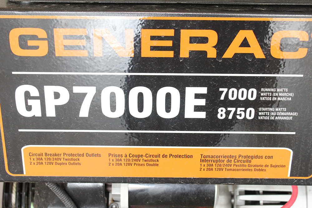Generac GP 7000E Portable Generator