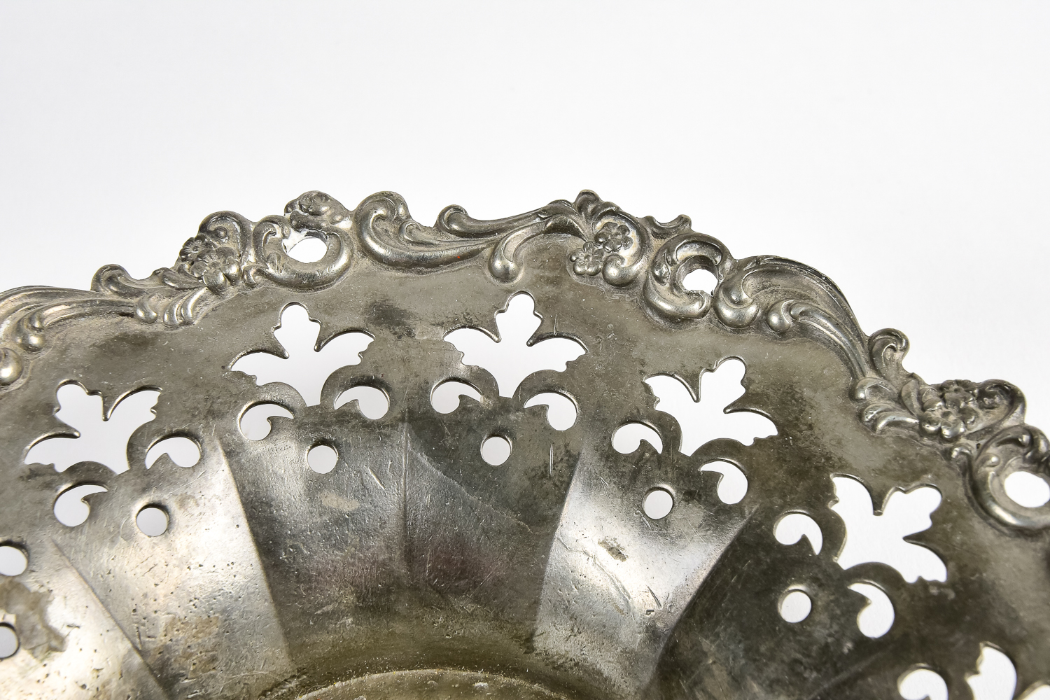 Antique Copper and Brass Pitcher and Silver Plated Dish