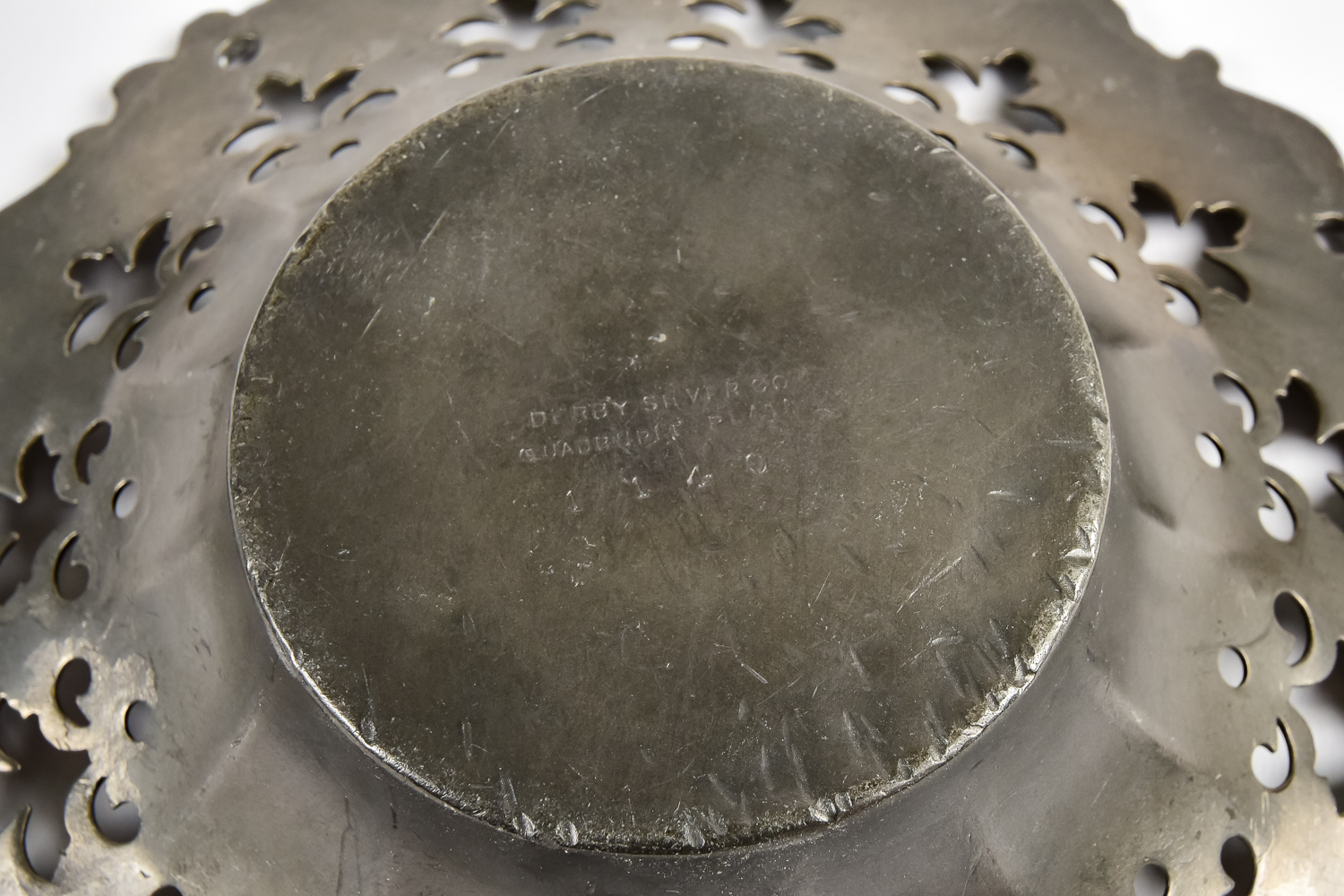 Antique Copper and Brass Pitcher and Silver Plated Dish