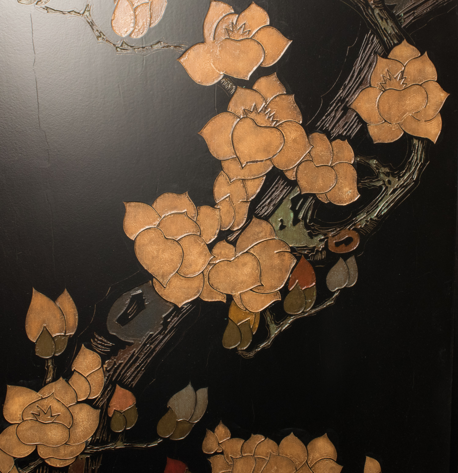 Asian Carved Wood Room Divider