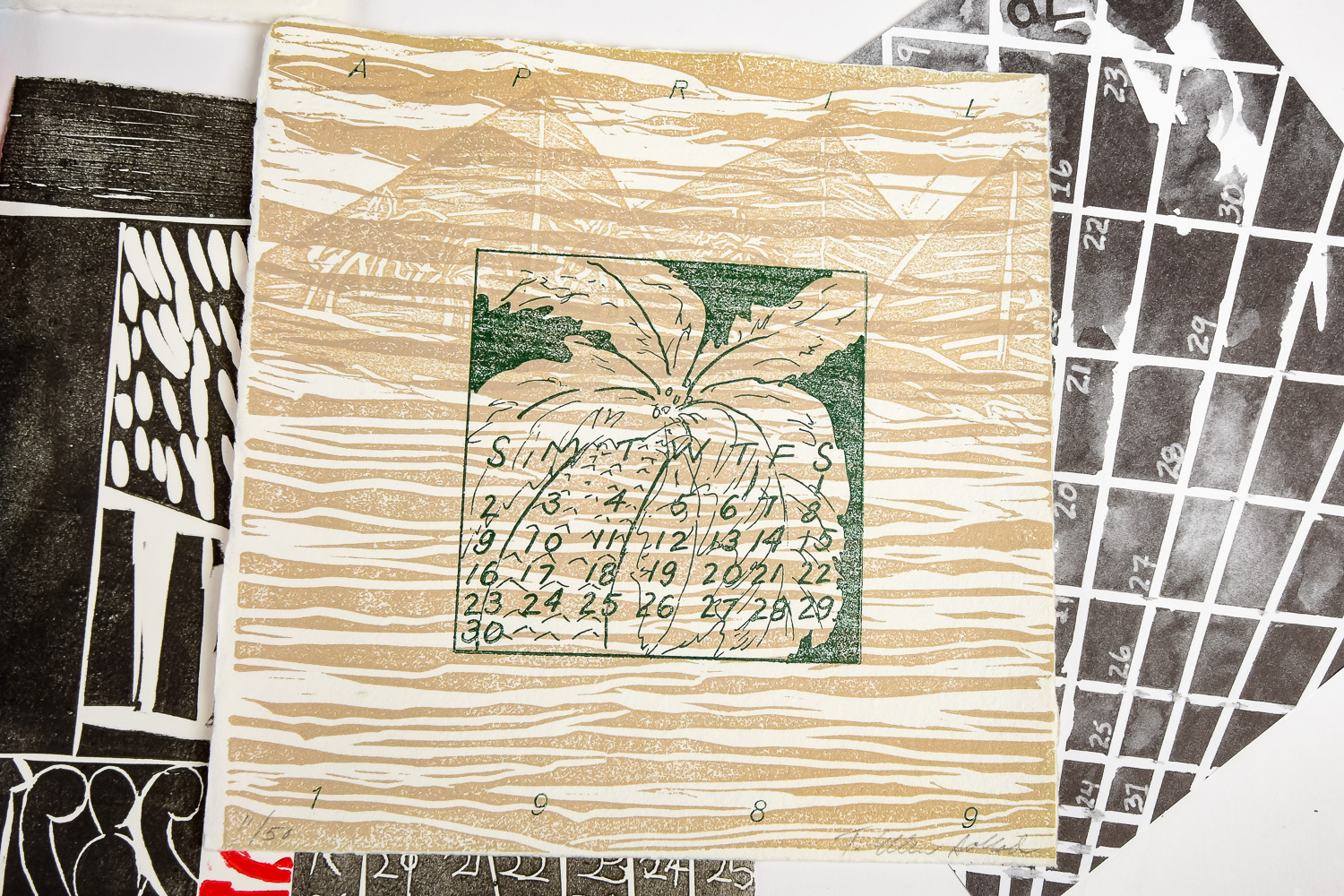 Scarce 1989 Signed Limited Edition Calendar Prints