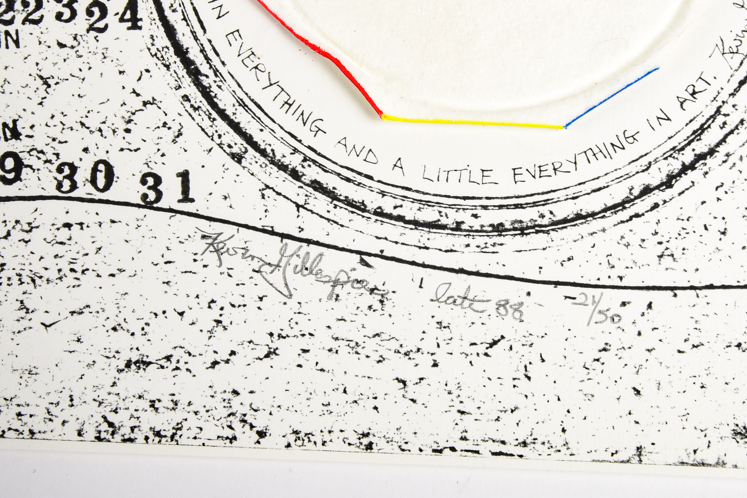 Scarce 1989 Signed Limited Edition Calendar Prints