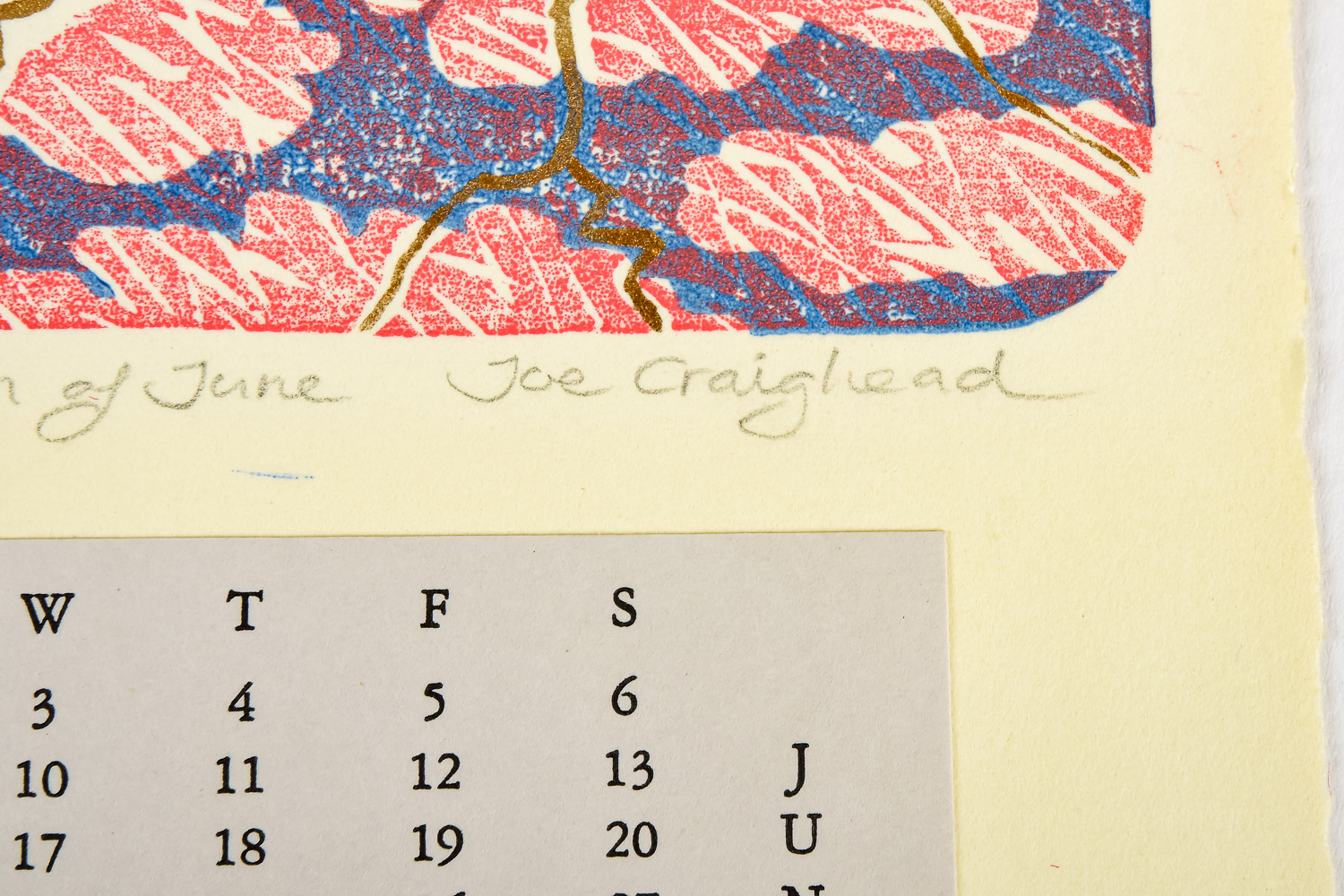 Scarce 1989 Signed Limited Edition Calendar Prints