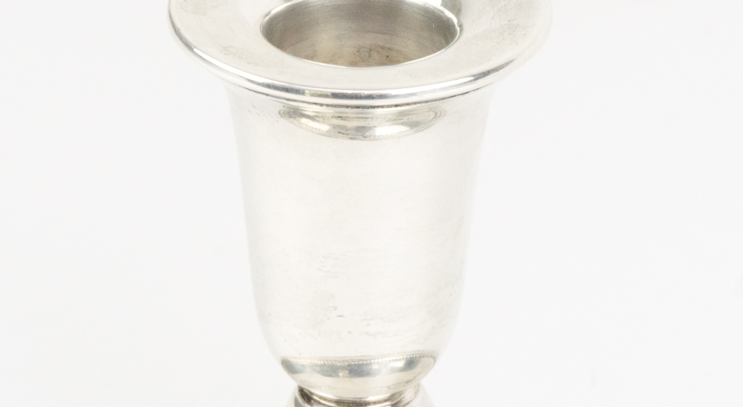 Schweitzer Sterling Silver Weighted Candlesticks