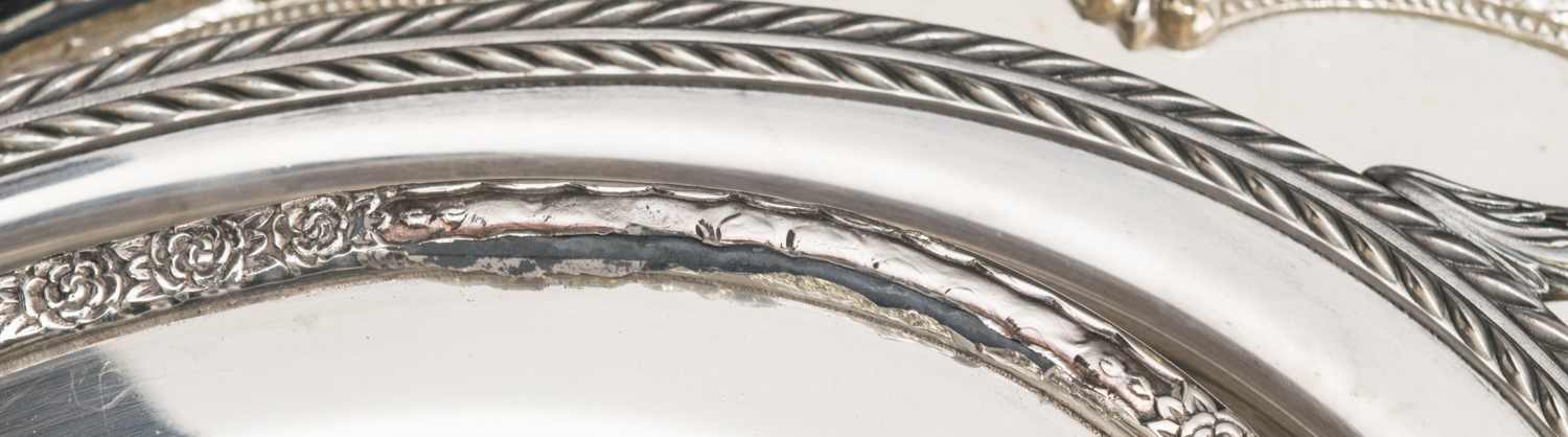 Collection of Silver Plate Serving Pieces